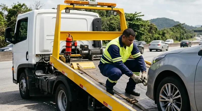 Guincho e reboque em Santos – atendimento para carros, motos e caminhões