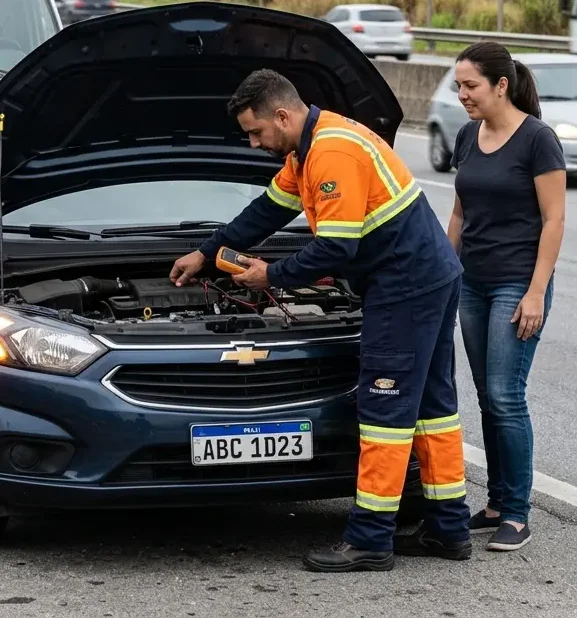 Socorro veicular em Santos — atendimento profissional no local